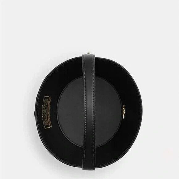 Coach Trick Or Treat Bucket In Signature Canvas Halloween Black Cat Graphic NWT - Picture 3 of 5